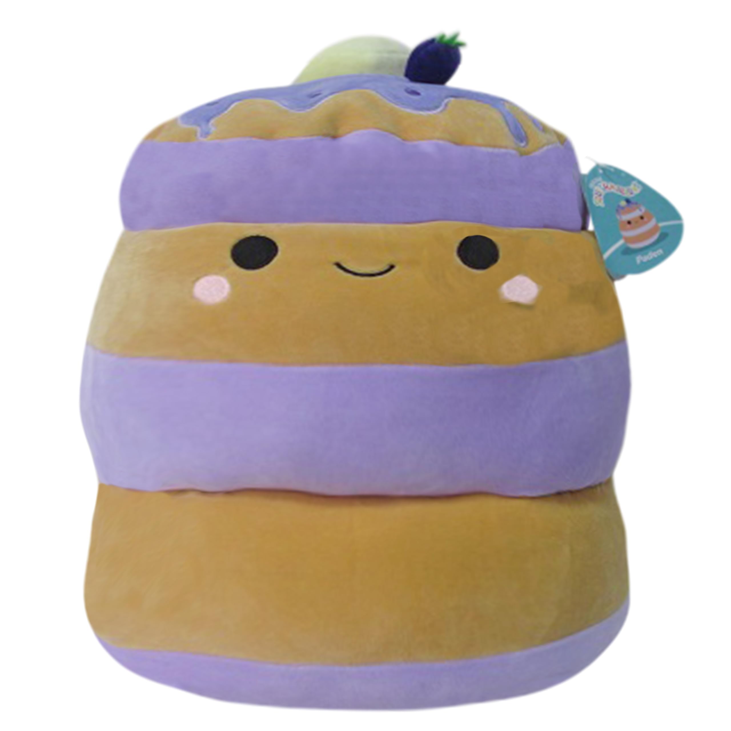 Squishmallows 14-Inch Paden Blueberry Pancakes - Large Ultrasoft Official Kelly Toy Plush