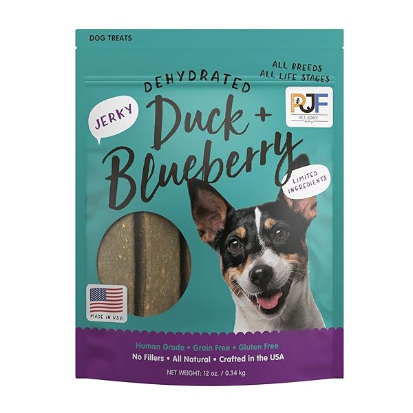 PET JERKY FACTORY PREMIUM DUCK AND BLUEBERRY 12...