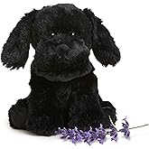 Warmies Black Labrador Microwavable, Hot or Cold for Cool Relaxation and Warm Relief, Lavender Scented Cozy Plush Animal