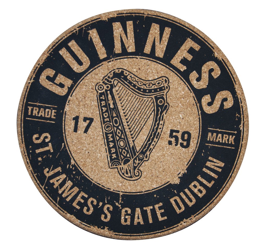 Guinness Cork 1759 St James Gate Harp Placemat