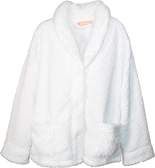 short fleece bed jacket