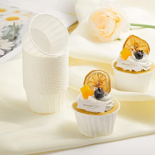 Brown Cupcake Liners Standard Size, 30pcs Christmas Muffin Baking