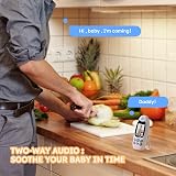 BOIFUN Baby Monitor 2026 Upgraded No WiFi 2 inch Screen Night Vision view 7