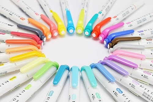 Zebra Pen Mildliner Double-Ended Highlighter Set, Broad and Fine