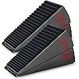 AIMAXINKE Strongest Adjustable Spring Loaded Large Door Stopper - Heavy Duty Tall Door Stop Wedge Door Stoppers for Bottom of Door, Tall up to 3 in Doorstop Stainless steels Made Suits Any Heavy Door