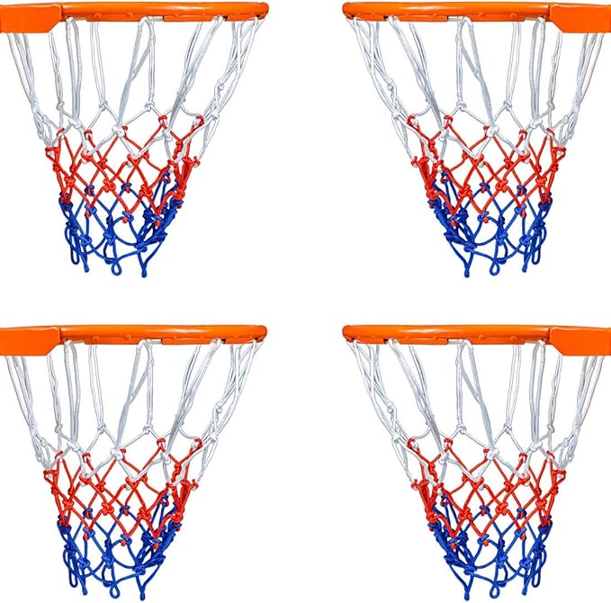 4 Pack Basketball Net AllWeather Thick Heavy Duty for