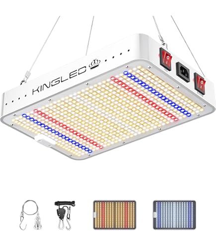 新品 植物育成LED 1000w グロウライト growlight Amazon.com : GroCruiser 1000W LED Grow Light Dimmable, UV-IR