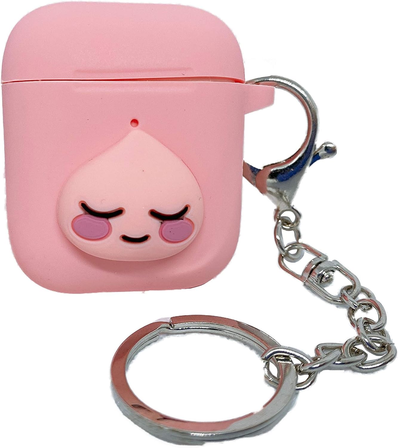 Amazon Co Jp Airpodsケース エアポッズ ケース アピーチ カカオフレンズ 韓国 ピンク シリコン ピンク 家電 カメラ