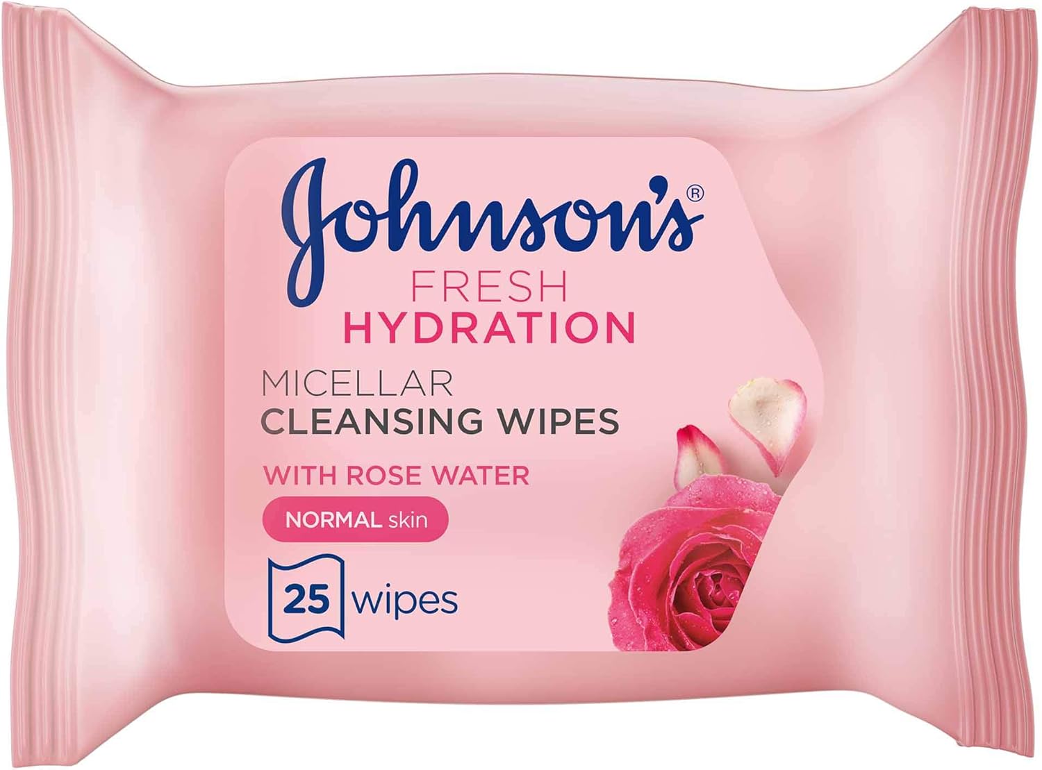 JOHNSON’S, Cleansing Wipes, Fresh Hydration Micellar, Normal Skin, Pack