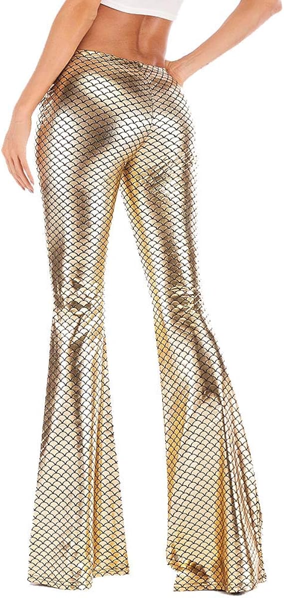 mermaid flared trousers
