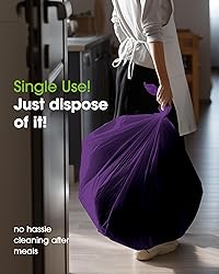 Pureegg Plastic Table Cloth Disposable 10 Pack, 54