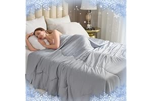 VK·LIVING Cooling Comforter Queen Size, Double Sided Cooling Comforter Q-Max>0.5 for Hot Sleepers to Keep Cool, Washable Cooling Comforter，Smooth, breathable, soft and comfortable Cooling comforter