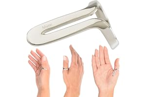 Athene CMC Thumb Brace for Joint Discomfort & Relief. An Elegant, Comfortable Thumb Splint Designed to Maintain Full Hand Function, Crafted from Premium Materials, M (Silver)