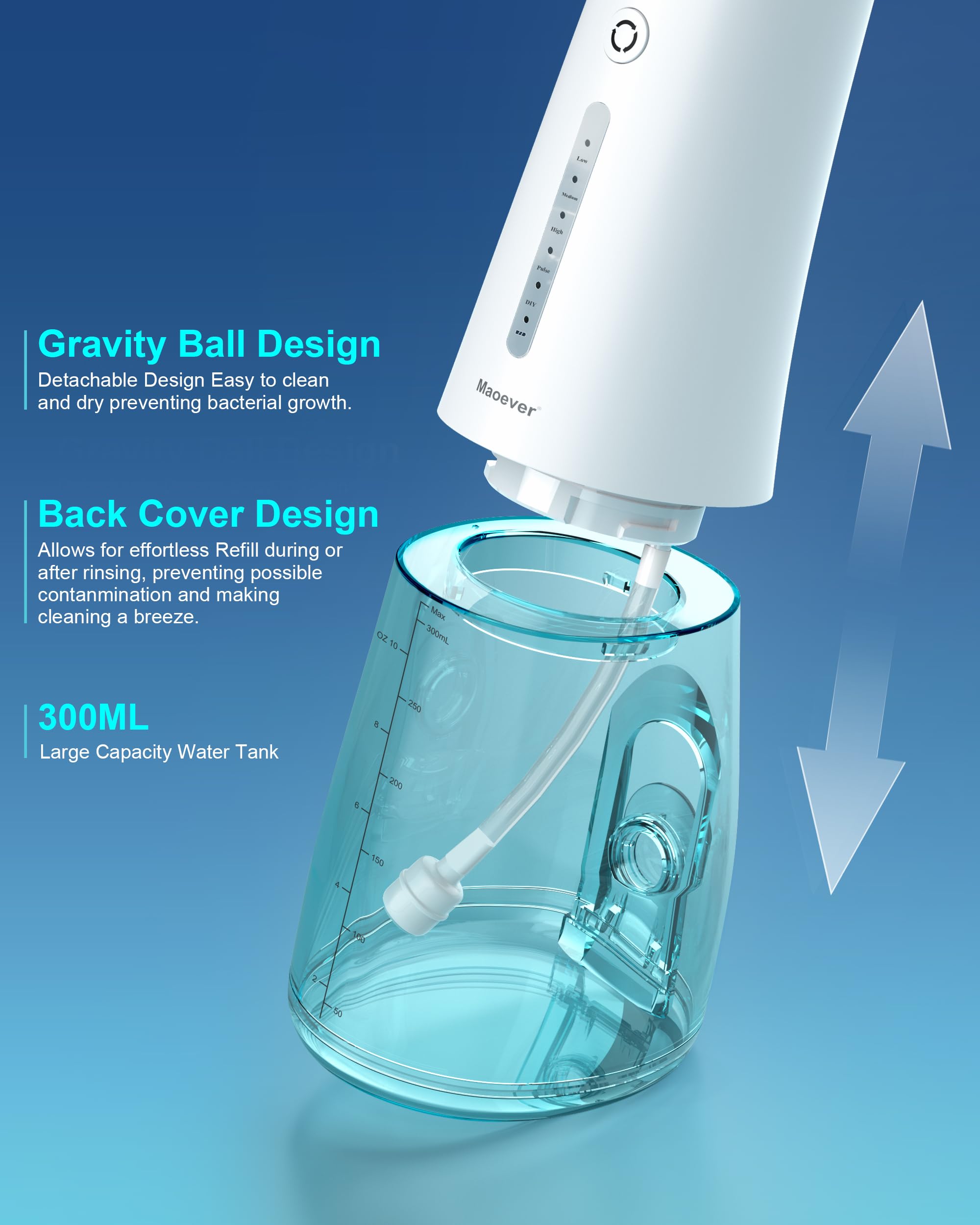 Nasal Irrigation System, Cordless Nasal Rinse Machine for Sinus Relief & Nasal Care, Electric Neti Pot with 6 Tips and 40 Salt Packs Nasal Irrigation Sinus Rinse System Kit for Adult & Kid