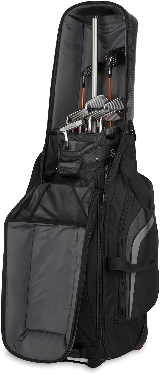 Bag Boy T-10 Hard Top Golf Travel Cover, Black/Graphite, Black/Charcoal - Image 4