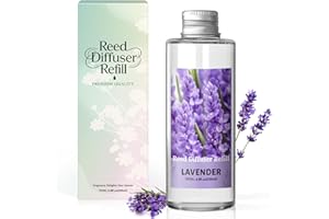 SCENTORINI Reed Diffuser Oil Refill, Lavender Diffuser Oil 6.76 Fl Oz, Natural Scented Essential Oil Refill Long Lasting Home Fragrance for Room Spa Aromatherapy Bathroom Home Decor