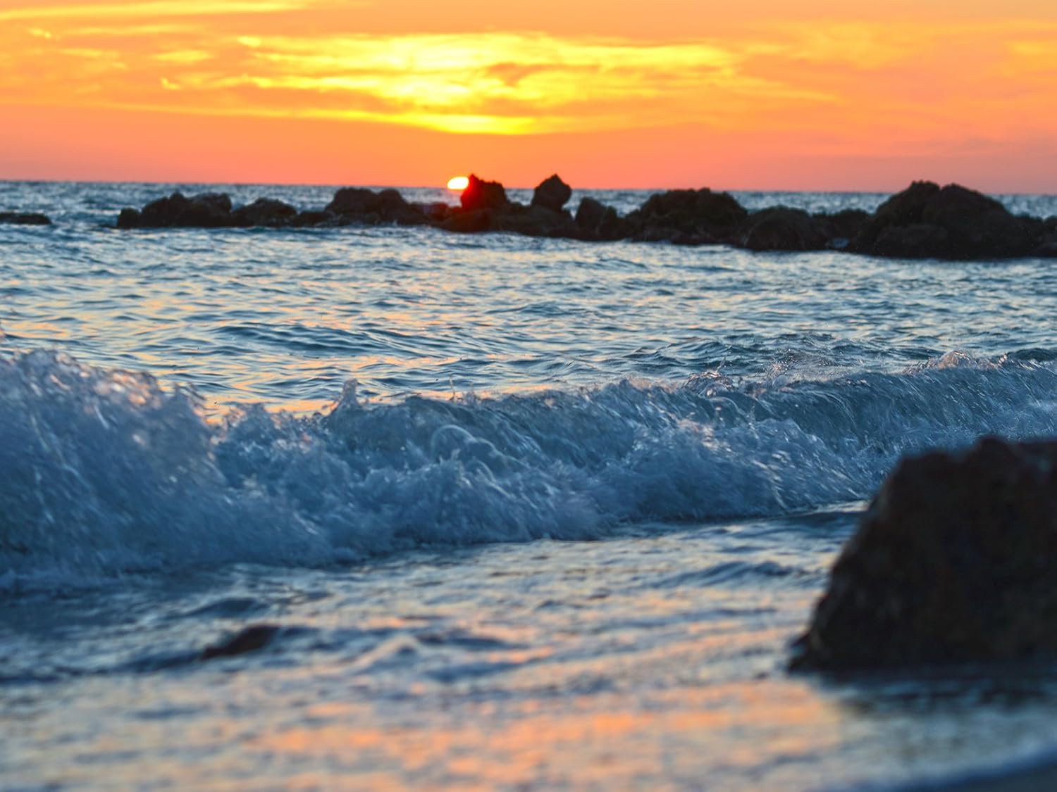 Sunset Poster Florida Poster Caspersen Beach Venice Florida 24x36