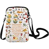 LEVLO Lion Movie Crossbody Bag Lion Fans Gift You Are Braver Stronger Smarter Than You Think Lions Shoulder Bag