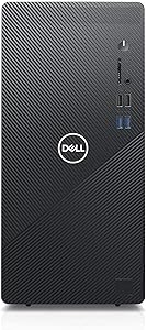 Dell Inspiron Desktop 3880 10th Gen Intel i3 10100, 8GB RAM, 256GB SSD, DVD+/-RW, Windows 10 Home,w/ 9H HDMI Cable