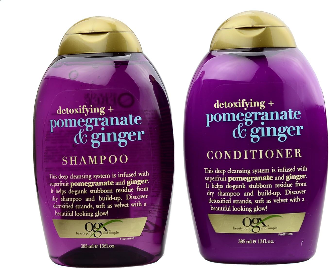 Organix OGX Detoxifying + Pomegranate & Ginger Shampoo 13 Oz and