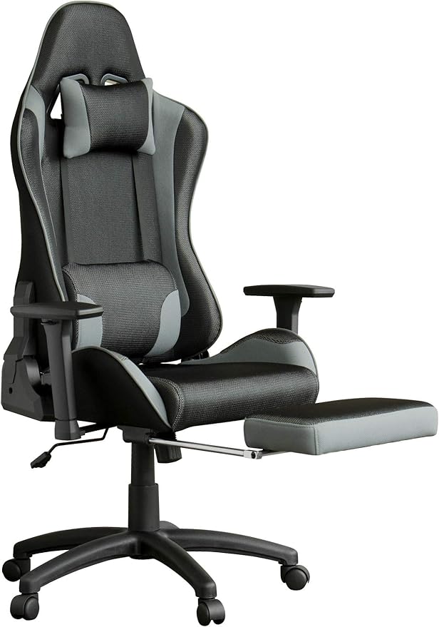 Amazon NEOLEAD ゲーミングチェア メッシュ ハイバックチェア 3Dアームレスト オットマン RACING ゲーム オフィス