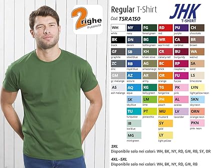 t shirt monocolore uomo