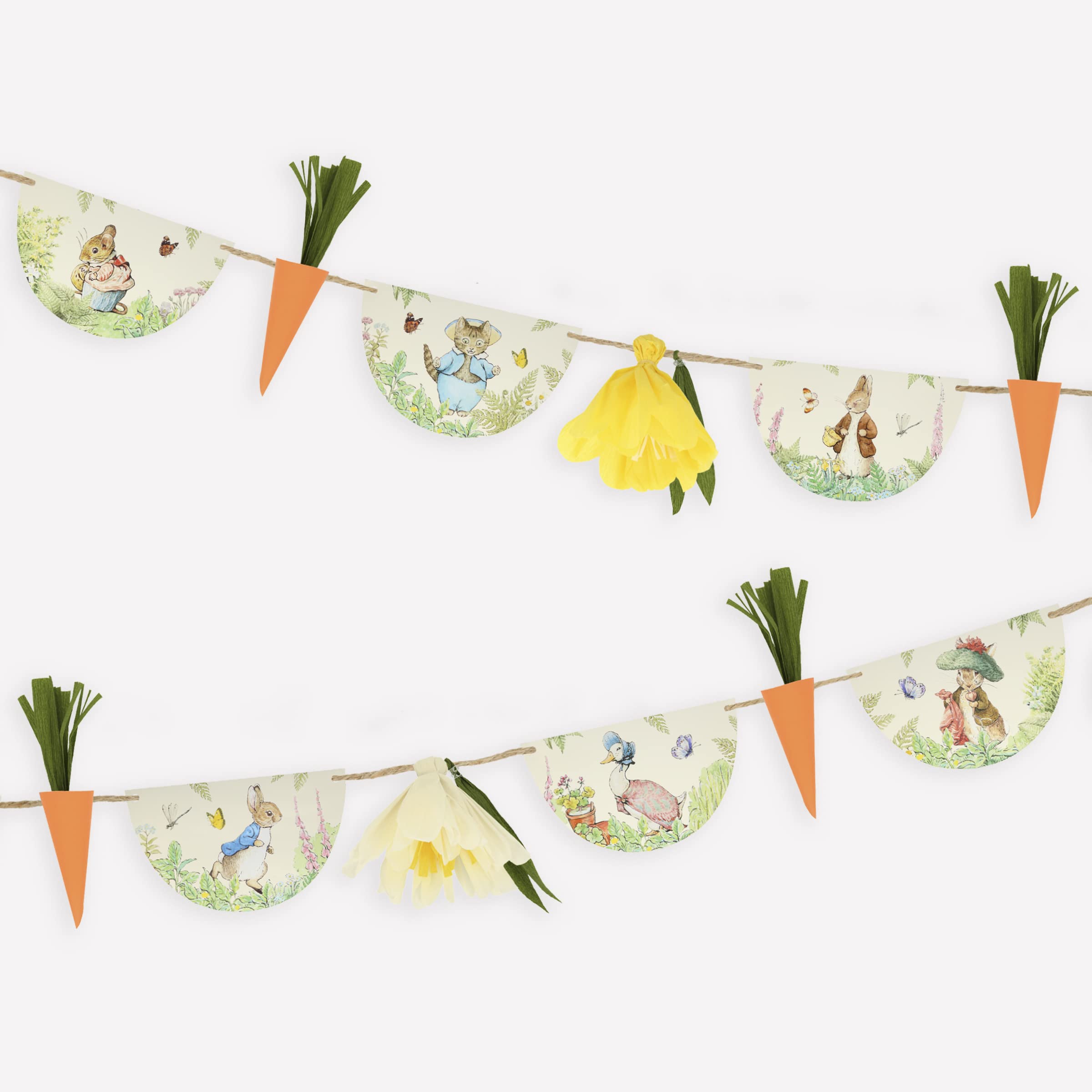 Meri Meri Peter Rabbit™ in The Garden Garland (3m with Excess Cord - Pack of 1)