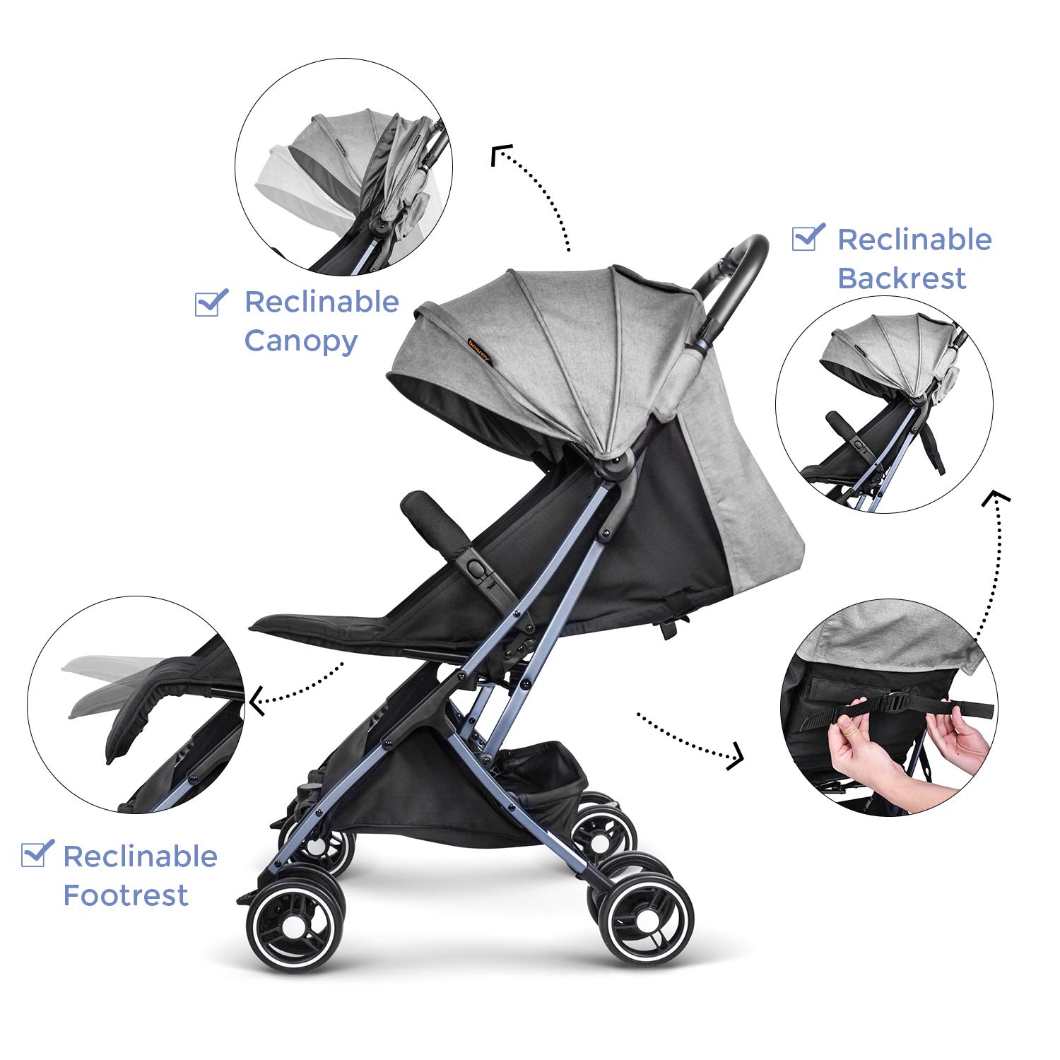 dourxi lightweight stroller