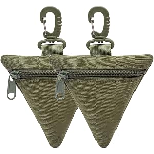 Small Tactical MOLLE Pouch - Multi-Func EDC Organizer for Coin/Wallet/Keys/Earphones