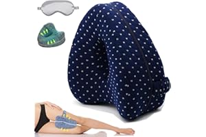 KCRPM Pillow, Alignment Pillow - Relieve Hip Pain & Sciatica, Leg Pillow for Relieving Leg, Back, Knee Pain