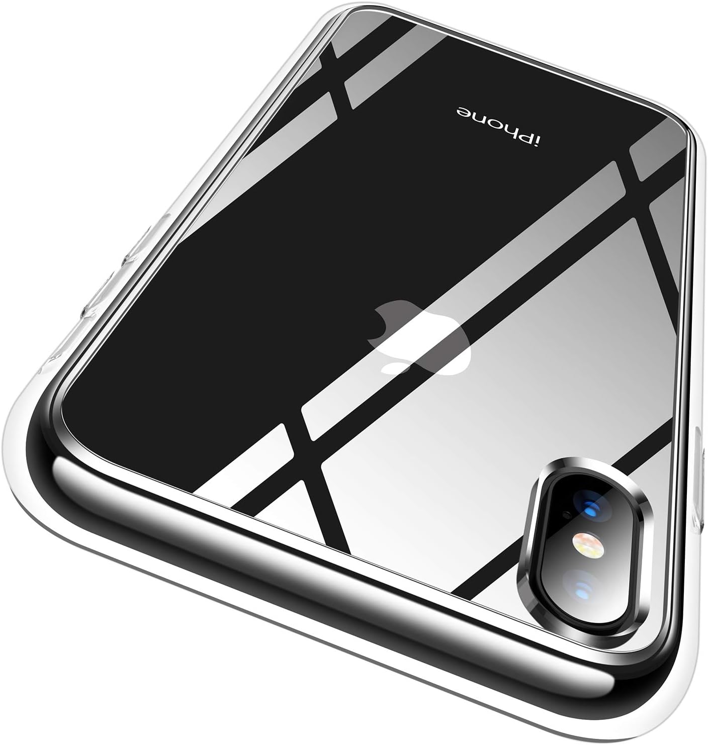 RANVOO iPhone Xs Max case, Protective Clear Case Heavy Drop Protection [Agile Button] with Reinforced TPU Bumper and Transparent Hard PC Back Shock Absorption Case