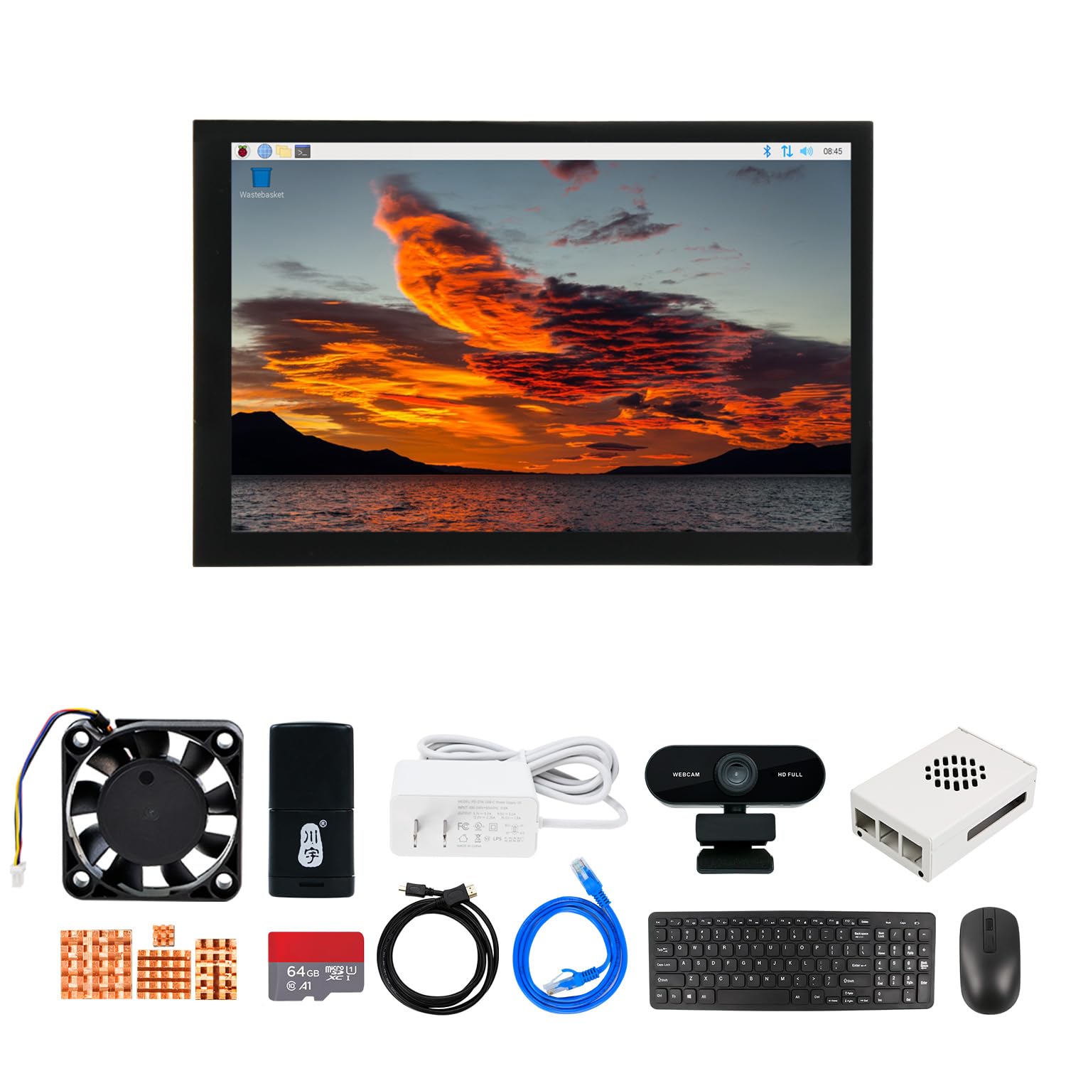 Mua Yahboom Raspberry Pi 5 HD 10.1 Inch Display (with Stand) + Metal