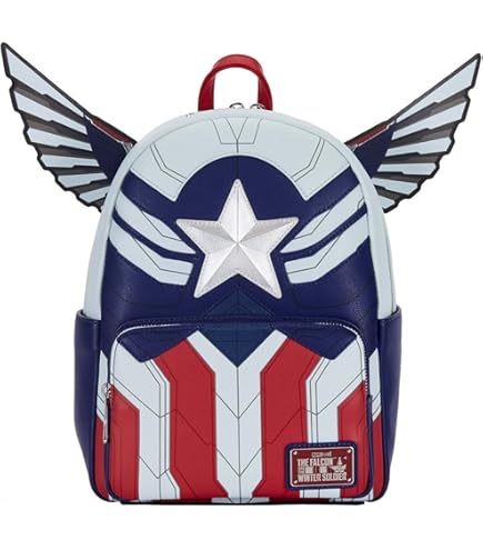 Amazon.com: Loungefly Marvel MS Marvel Cosplay MINI Backpack  display picture 1
