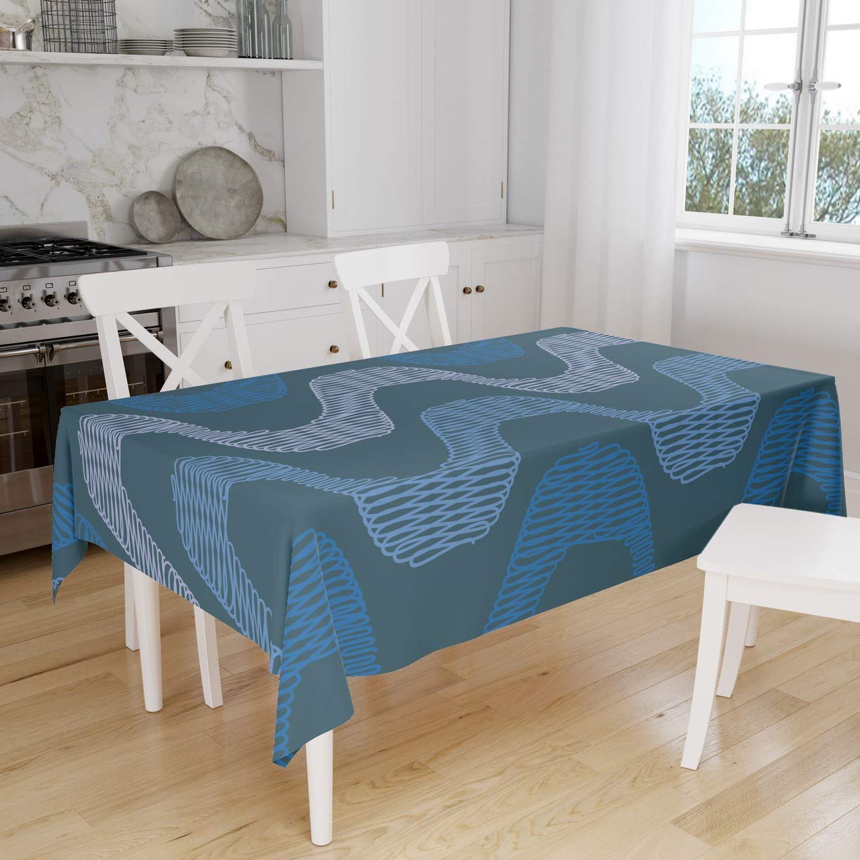 Bonamaison Kitchen Decoration, Tablecloth, 140cm x 160cm - Designed and Manufactured in Turkey