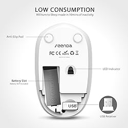 Seenda Wireless Mouse, 2.4G Noiseless Computer