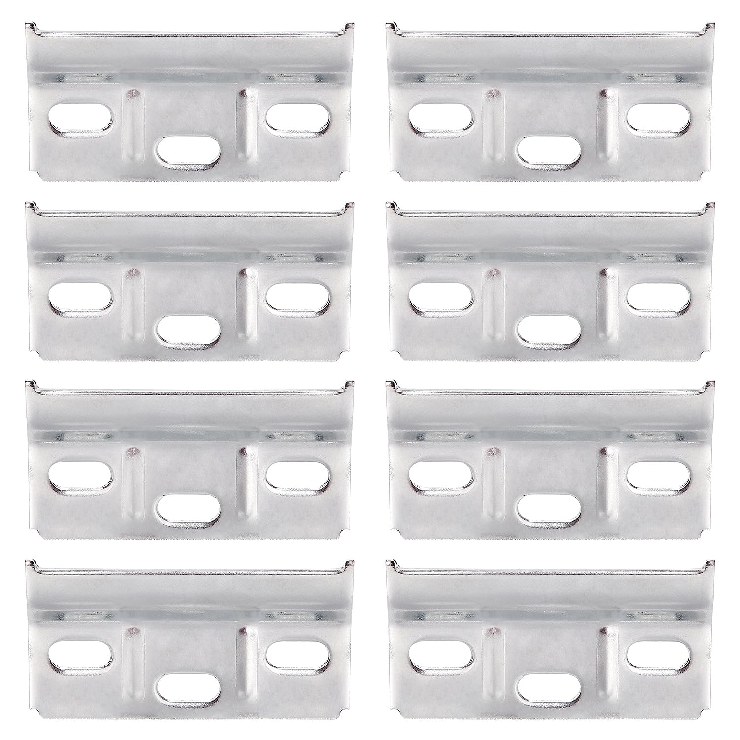 VooGenzek 8 PCS Kitchen Cabinet Brackets Carrier, Kitchen Cabinet Hanging Brackets, Cabinet Hanger Suspension, Cabinet Hanging Bracket Plates, for Wall Mounting Cupboards Hanger