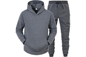 JMMSlmax Mens Tracksuit 2 Piece Hoodie Mens Hoodie Sweatsuit Sets Men's Jogging Tracksuit Set Long Sleeve Outfit Pullover Set