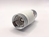 NA-1 White Chrome Thermostatic Radiator Valve Head M30x1.5 Universal view 5