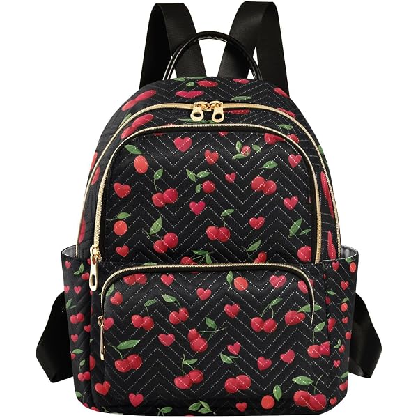 Amazon.com: Sletend Trippy Colorful Mushroom Mini Backpack  display picture 2
