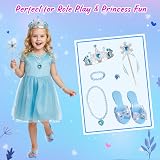 LOYO Princess Shoes Dress Up Set for Girls 3-6 Years Shoes Wands Jewellery view 6