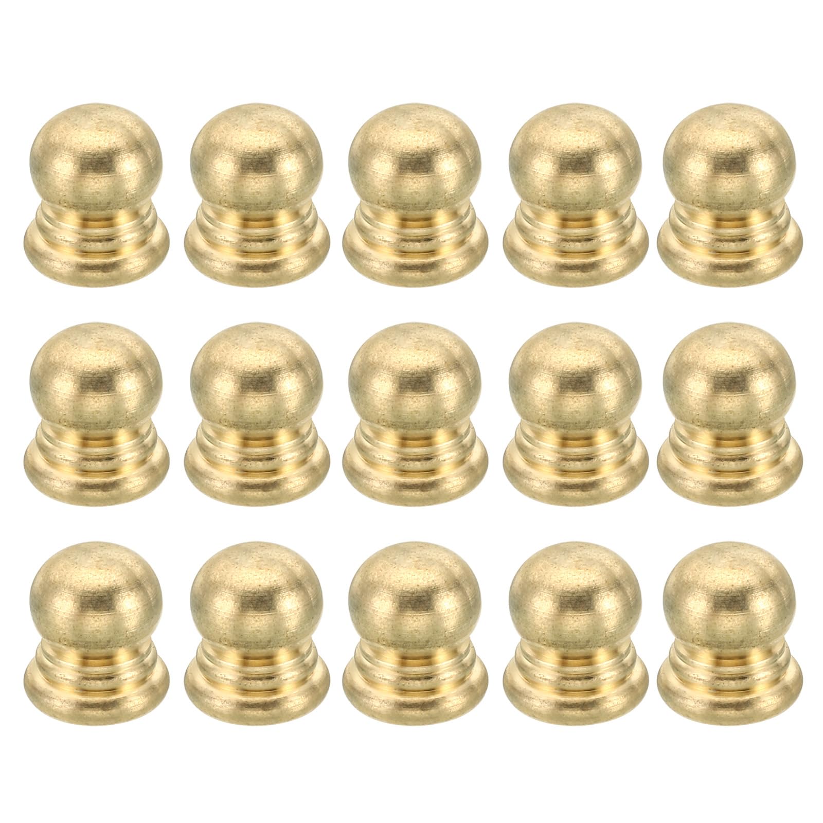 PATIKIL M4x10x12mm Cap Nut, 15 Pack Acorn Nut Screw Knob Cap Insert Bolt Cover Female Thread Knurled Decorative Hardware Fittings Lamp Light Fixtures