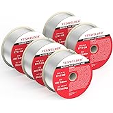 YESWELDER Flux Core Gasless MIG Wire, E71T-GS Mild Carbon Steel .030-Inch Diameter 2-Pound, Strong ABS Plastic Spool Welding Wire (5 Packs)