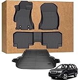 Floor Mats for Subaru Forester 2014-2018, TPE Waterproof Non-Slip All Weather Protection Custom (Floor Mats & Cargo Liner)