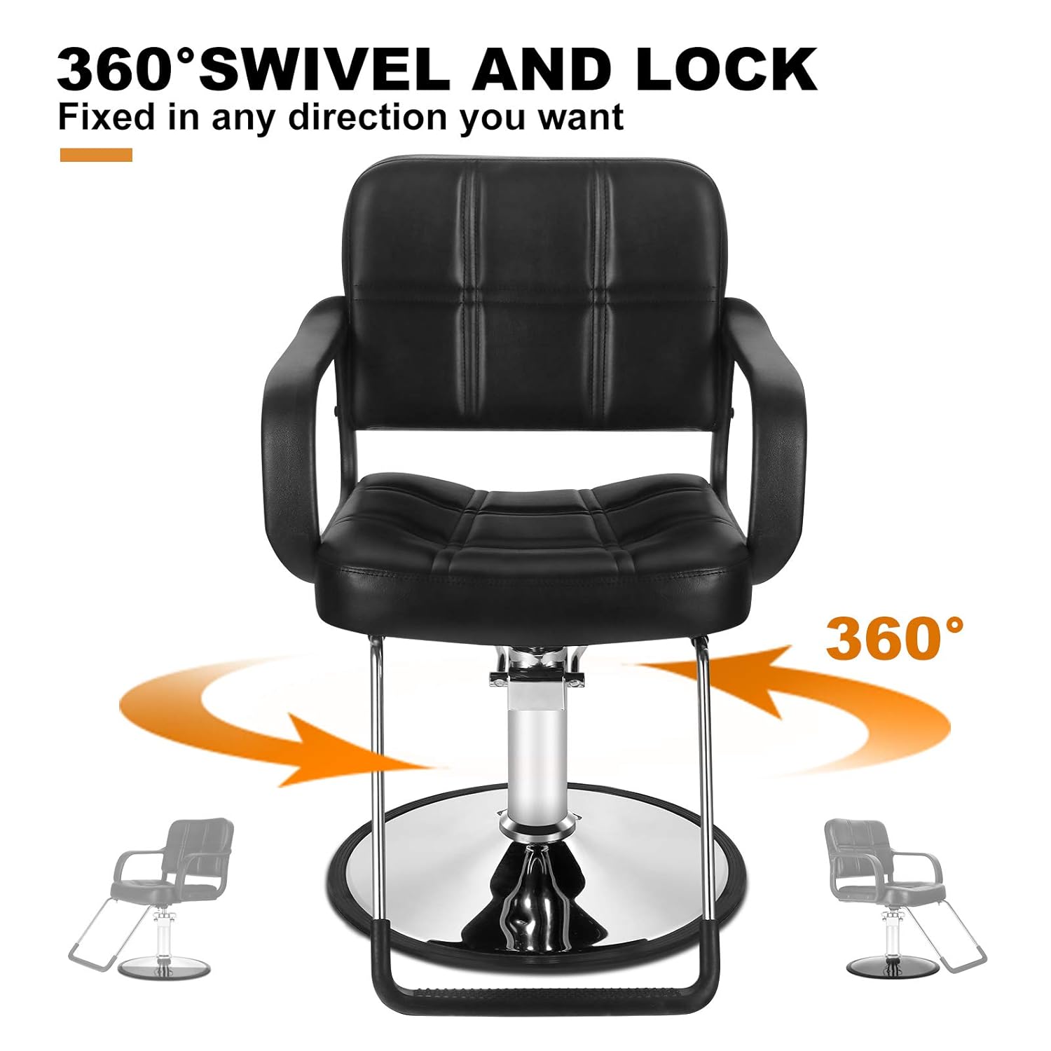 Artist Hand Hydraulic Barber Chair Salon Chair for Hair Stylist Tattoo Chair Shampoo Salon Equipment: Beauty