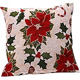 BENBOR Christmas Throw Pillow Case Cushion Santa Claus Snowman Covers Decorative Pillow Cover Holiday Xmas Decor A