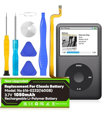 iPod Classic 第6世代80GB 電池新品 ジャンクのiPodClassicを直そうね ～iPodClassic(第六世代)80GB