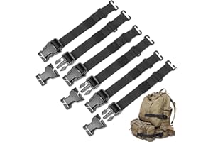 AZB 6 Pcs Tactical Rush Tier System Molle Backpack Straps Accessories