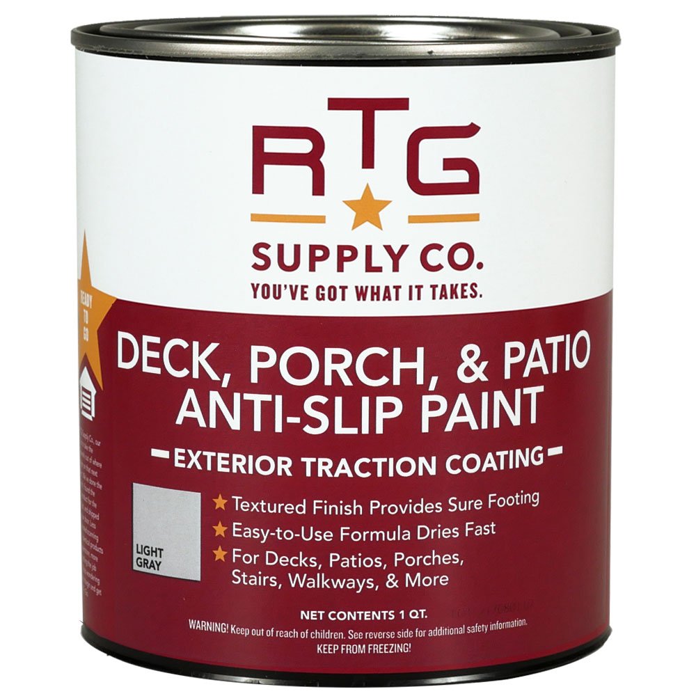 7. RTG Deck, Porch, Patio Anti-Slip Paint