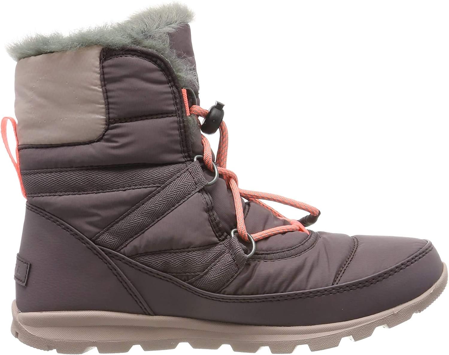 short sorel boots with fur