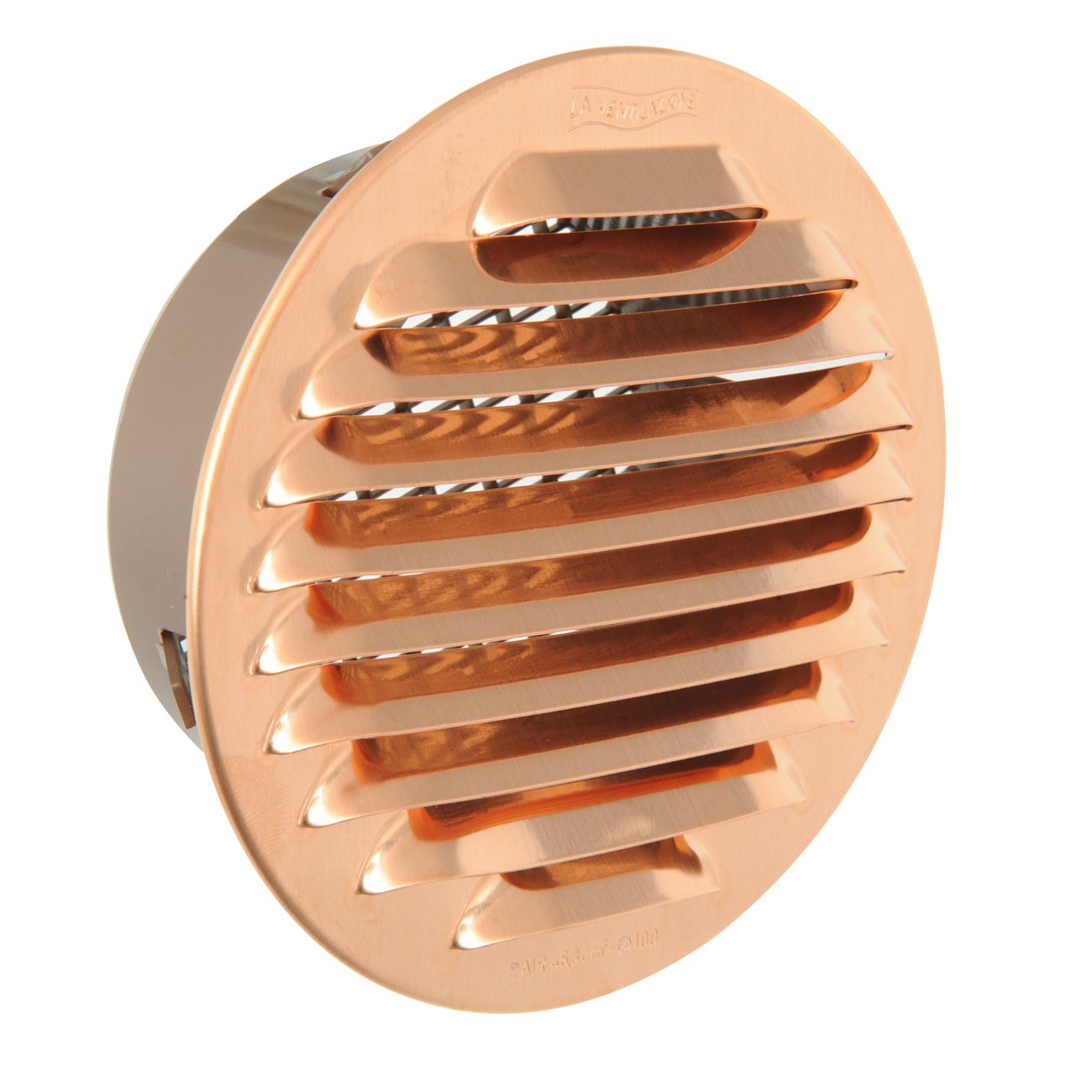 The gtrp100r-y Ventilation Grill Round Recessed, Copper, 125 mm